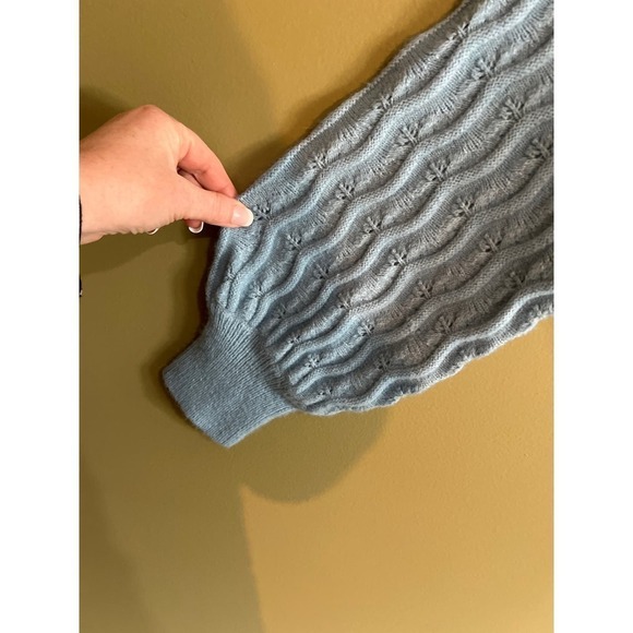 Altar’s state blue cropped sweater women’s L - Picture 4 of 11